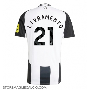 Newcastle United Tino Livramento #21 Maglia Gara Casa Repliche 2024-25